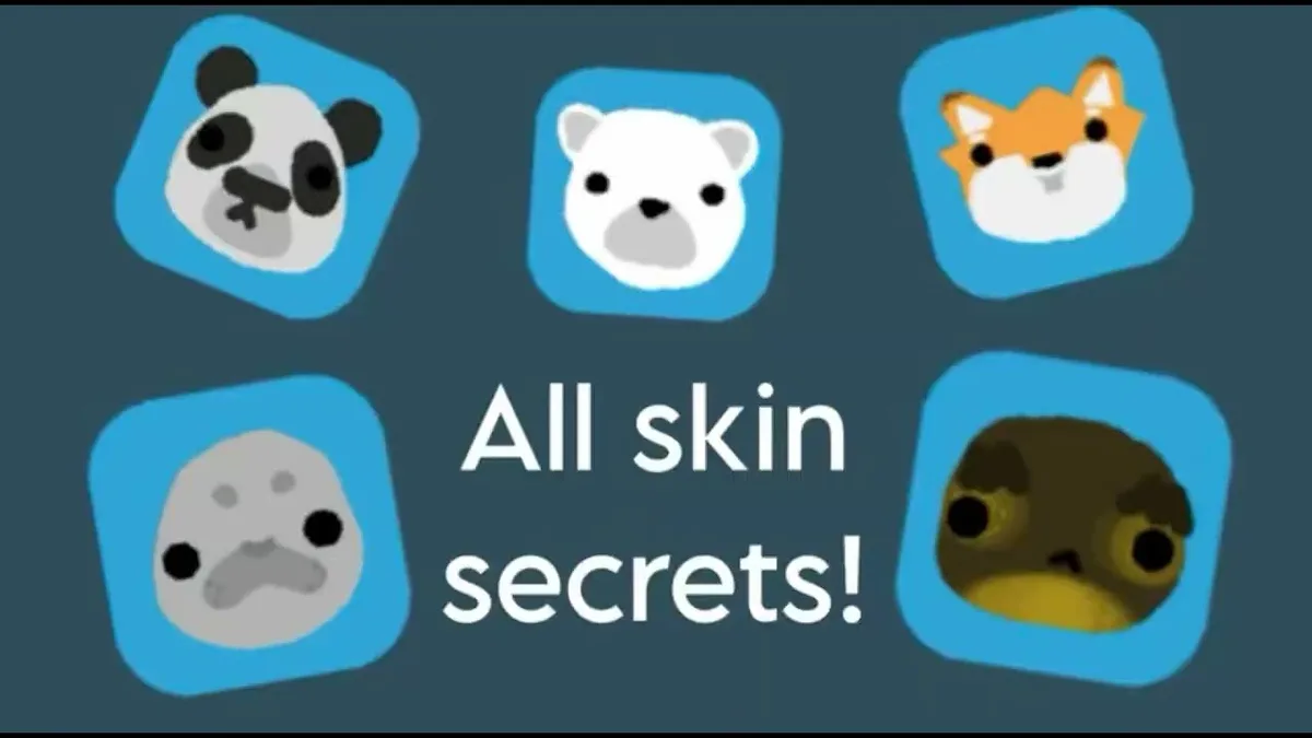 Sledding Game character guide cover showing bear, fox and seal icons.